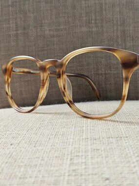 Warby Parker Eyeglasses Frame DOWNING W 217 Eyewear Unisex Glasses Brown